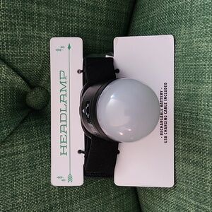 Black and White Headlamp